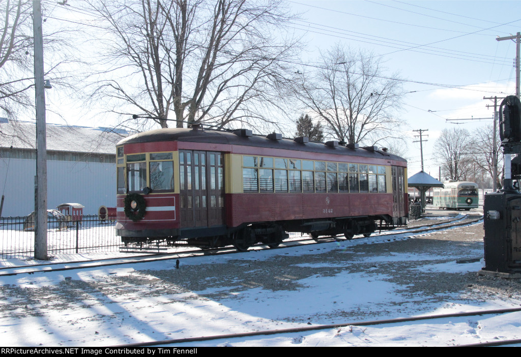 Chicago Streetcars in the Snow
